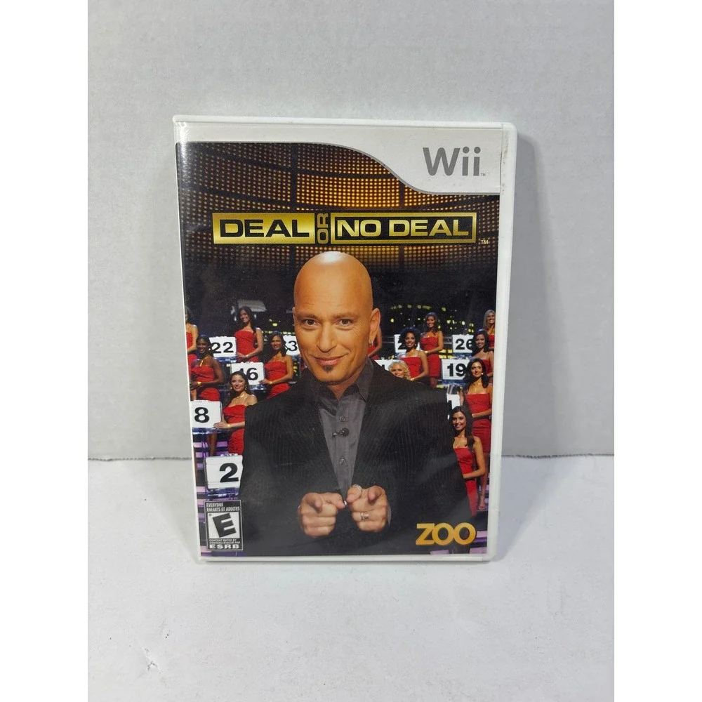 Deal or No Deal Nintendo Wii Game 2007 Zoo Games Howie Mandel Video Game